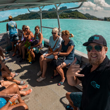 Prechádzka po dne lagúny na ostrove Bora Bora 001