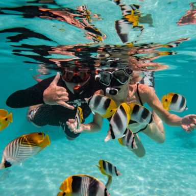 Celodenný výlet loďou po lagúne na ostrove Bora Bora s obedom na súkromnom ostrovčeku 007